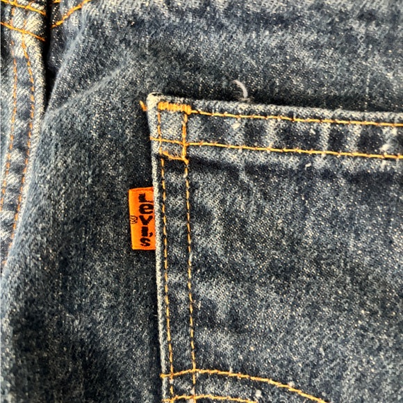 Levi's Other - Levi's Vintage Orange Tag Dark Wash Denim Jeans Size 34” waist 29” leg.